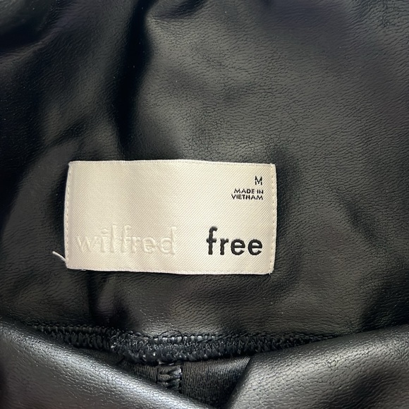Wilfred Free Faux Leather leggings - Picture 3 of 7